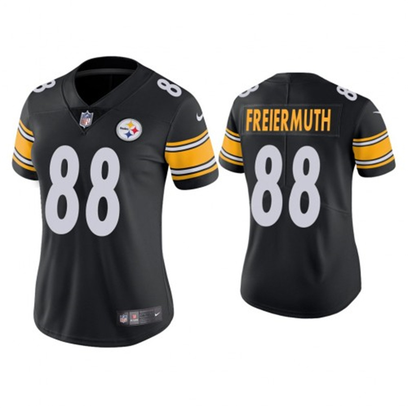 Youth Pittsburgh Steelers #88 Pat Freiermuth Black Vapor Untouchable Limited Stitched Jersey